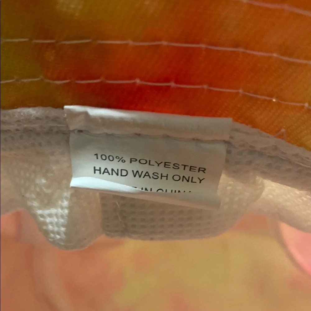 Natty Vodka yellow & pink Tie-Dye Bucket Hat